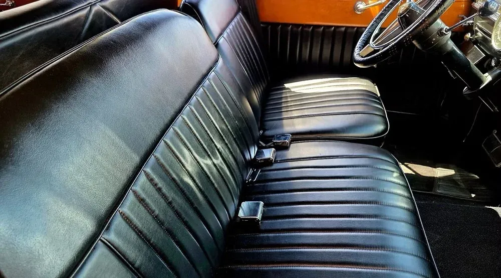 1946 Cadillac Airport Limousine, the inside 1946 Cadillac Airport Limousine, the inside